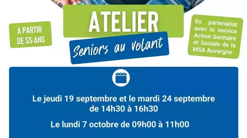 Ateliers Seniors au Volant